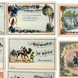 19th Century Rewards of Merit Group 3 (Blank and Ready to Use!)