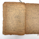 Cooking Receipes (or Receipts), Alice Redfield Phillips' Sweet Old Pair of Brown Paper Handwritten Cookbooks, Montpelier, VT