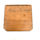 Horace and Stanley Chase's Antique Homemade Pine Box