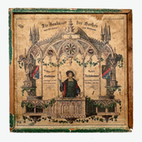 Very Scarce C. 1860s German Architectural Building Blocks with Hand-colored Plates