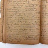 Cooking Receipes (or Receipts), Alice Redfield Phillips' Sweet Old Pair of Brown Paper Handwritten Cookbooks, Montpelier, VT