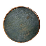 Small 19th Century Fingered Bentwood Pantry Box in Original Green Paint