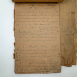 Cooking Receipes (or Receipts), Alice Redfield Phillips' Sweet Old Pair of Brown Paper Handwritten Cookbooks, Montpelier, VT