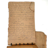 Cooking Receipes (or Receipts), Alice Redfield Phillips' Sweet Old Pair of Brown Paper Handwritten Cookbooks, Montpelier, VT