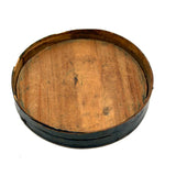 Small 19th Century Fingered Bentwood Pantry Box in Original Green Paint
