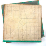 Very Scarce C. 1860s German Architectural Building Blocks with Hand-colored Plates