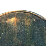 Small 19th Century Fingered Bentwood Pantry Box in Original Green Paint