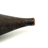 Wonderful Antique Handpainted Treen Pencil Shaped Pencil Box (With Early Pencil, As Found)