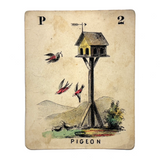 1853 W.& S.B.Ives, Salem MA Goody Two Shoes Parlor Game - 4 Cards + Instructions (Among the Earliest Parlor Games)