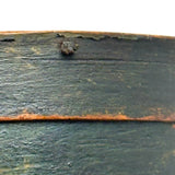 Small 19th Century Fingered Bentwood Pantry Box in Original Green Paint