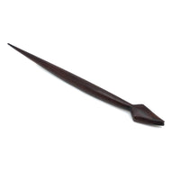 Elegant Carved Wooden Snake, with Pointed Tail, Presumed Oceanic