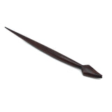 Elegant Carved Wooden Snake, with Pointed Tail, Presumed Oceanic