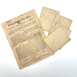 1853 W.& S.B.Ives, Salem MA Goody Two Shoes Parlor Game - 4 Cards + Instructions (Among the Earliest Parlor Games)