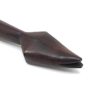 Elegant Carved Wooden Snake, with Pointed Tail, Presumed Oceanic