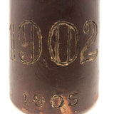 SOLD Charming 1905 Incised Folk Art Stoneware Mug Commemorating Unknown 1st Triennial!