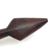 Elegant Carved Wooden Snake, with Pointed Tail, Presumed Oceanic