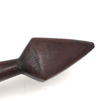 Elegant Carved Wooden Snake, with Pointed Tail, Presumed Oceanic