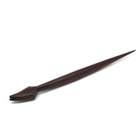 Elegant Carved Wooden Snake, with Pointed Tail, Presumed Oceanic