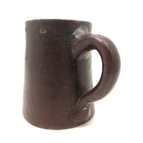 SOLD Charming 1905 Incised Folk Art Stoneware Mug Commemorating Unknown 1st Triennial!