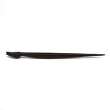 Elegant Carved Wooden Snake, with Pointed Tail, Presumed Oceanic