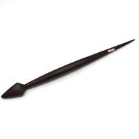 Elegant Carved Wooden Snake, with Pointed Tail, Presumed Oceanic