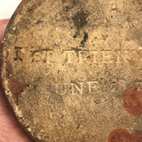 SOLD Charming 1905 Incised Folk Art Stoneware Mug Commemorating Unknown 1st Triennial!