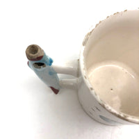 Mid-Century Japanese Count Down Blast Off Child's Mug