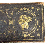 Scarce c. 1860s E. Eberhard Faber Polygrade Drawing Pencils in Original Case with Snap Closure