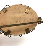 SOLD Bespectaled Woman with Double Halo! Charming Victorian Wirework Frame with Miniature Photo