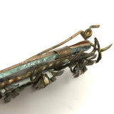 SOLD Bespectaled Woman with Double Halo! Charming Victorian Wirework Frame with Miniature Photo