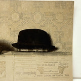 Potato Measured Against Hat and Book, Many Times Excellent 1907 Photograph