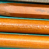 Scarce c. 1860s E. Eberhard Faber Polygrade Drawing Pencils in Original Case with Snap Closure