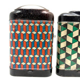 Best Pattern: Pair of c. 1940s Tin Pocket Flashlights/Torches (Stripped of Mechanics)