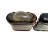 Best Pattern: Pair of c. 1940s Tin Pocket Flashlights/Torches (Stripped of Mechanics)