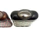 Best Pattern: Pair of c. 1940s Tin Pocket Flashlights/Torches (Stripped of Mechanics)