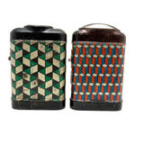 Best Pattern: Pair of c. 1940s Tin Pocket Flashlights/Torches (Stripped of Mechanics)