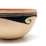 Evelyn Poolheco Mid-Century Hand-painted Hopi Pueblo Bowl