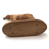 Muscular Large Carved Folk Art Horse on Base