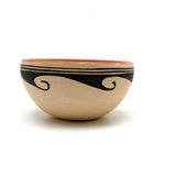 Evelyn Poolheco Mid-Century Hand-painted Hopi Pueblo Bowl