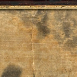 House with Delicately Detailed Porch, Barn, and Smoky Clouds, Ultra Atmospheric Mid 19th Century Sandpaper Drawing
