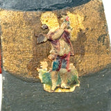 Sweet Antique Pair of Carved and Painted Axes