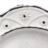 Stunning, Very Scarce, Early 1800s Tranferware Motto Plate, Perfect, with Hand-formed Wire Hanger