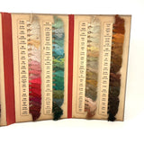 Scarce and Beautiful Standard Coosa Thatcher Co Dyed Cotton Thread Color Card