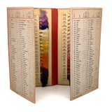 Scarce and Beautiful Standard Coosa Thatcher Co Dyed Cotton Thread Color Card