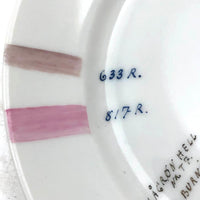 Rare and Mint, Bing & Grondahl, Denmark, Signed Porcelain Glaze Sample Plate. 1950s
