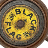 BLACK FLAG Insect Powder Puffer/Duster, Press Release Tin, c. 1940s