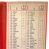 Scarce and Beautiful Standard Coosa Thatcher Co Dyed Cotton Thread Color Card