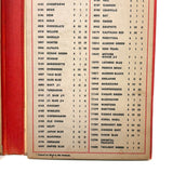 Scarce and Beautiful Standard Coosa Thatcher Co Dyed Cotton Thread Color Card