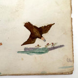 Caleb Cope's Most Wonderful Earlyish 19th Century Notebook with Many Watercolors and Schoolwork