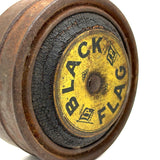 BLACK FLAG Insect Powder Puffer/Duster, Press Release Tin, c. 1940s